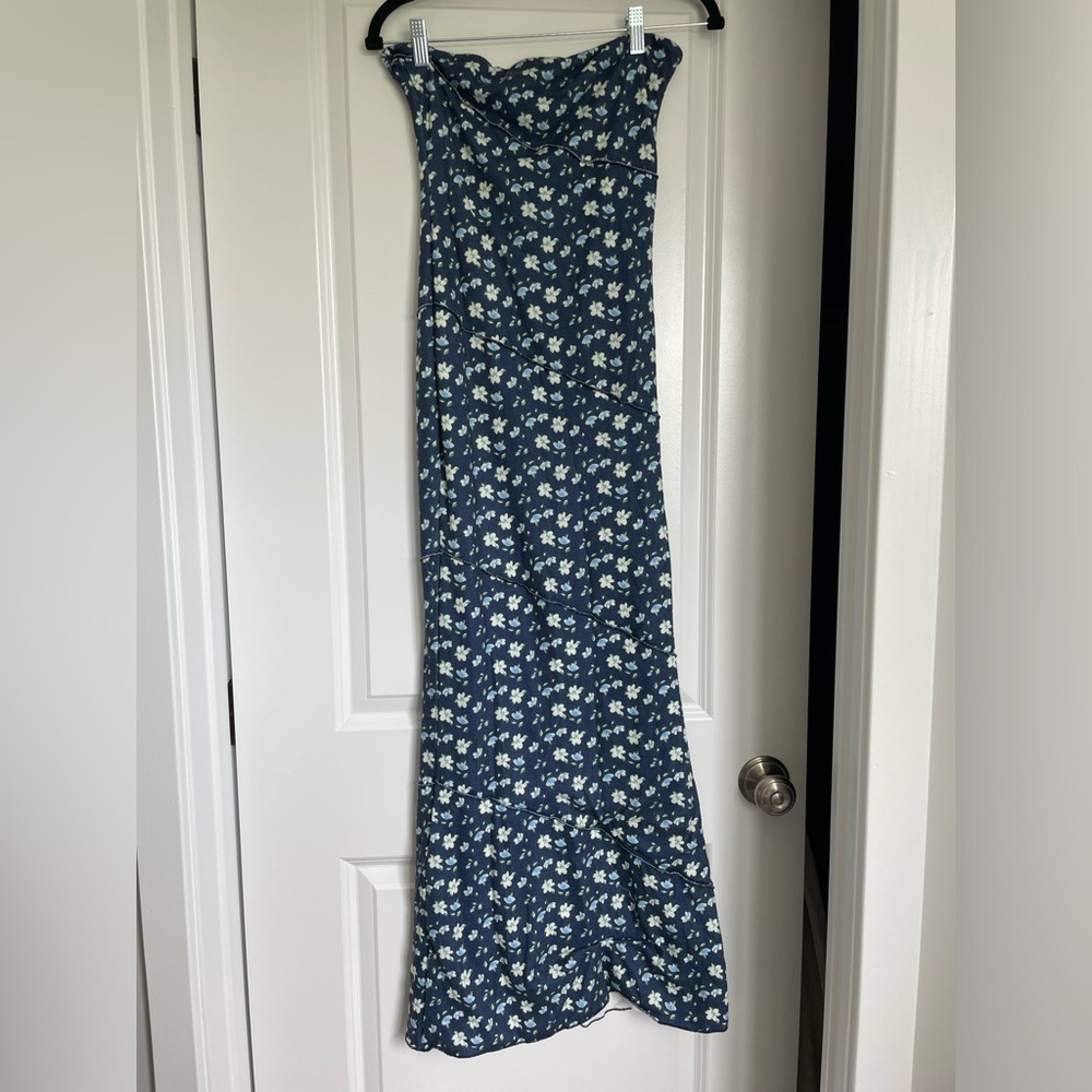 Princess Polly Blue Floral Maxi Dress